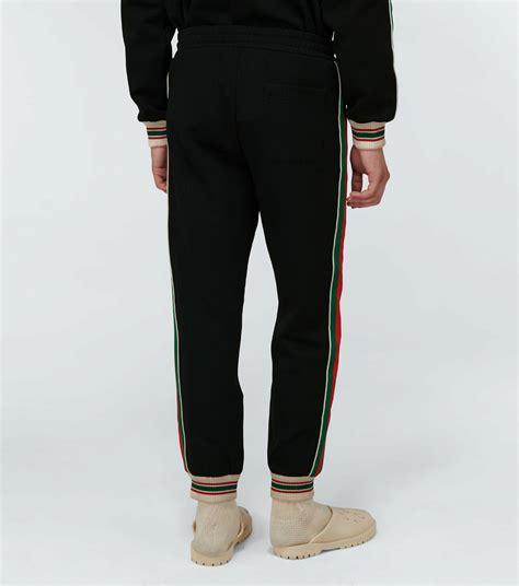 gucci jacquard sweatpants|gucci formal trousers.